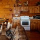 The Magic Cabin's kitchen area (the roomy dining table seats 6)
