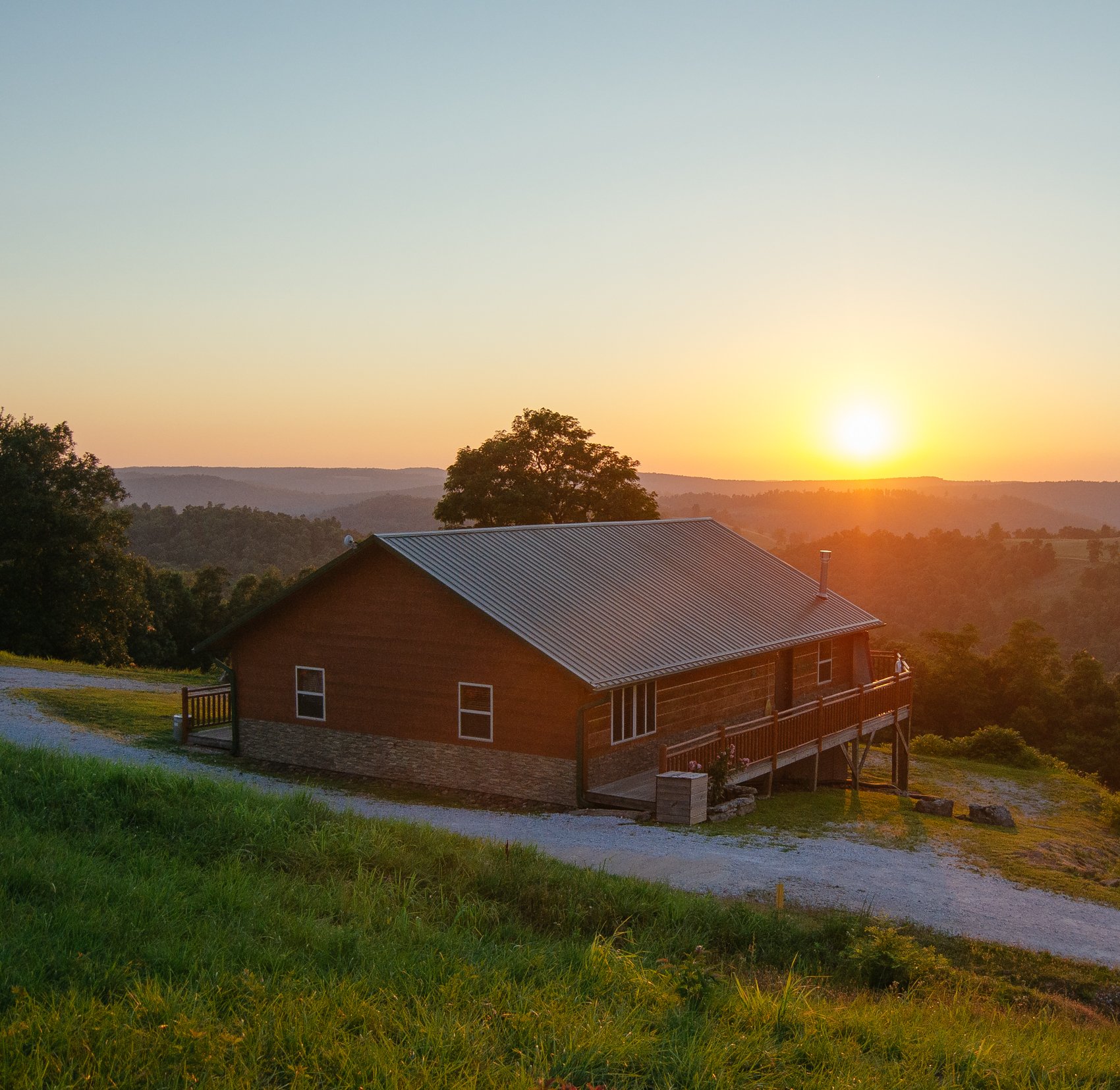 Mountain Sunset Cabin Buffalo National River Cabins And Canoeing