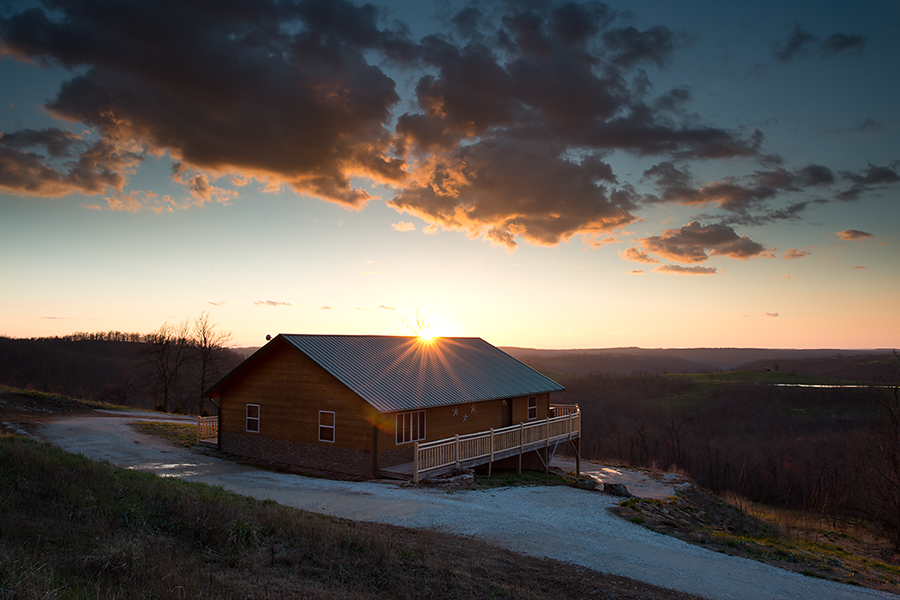 Mountain Sunset Cabin