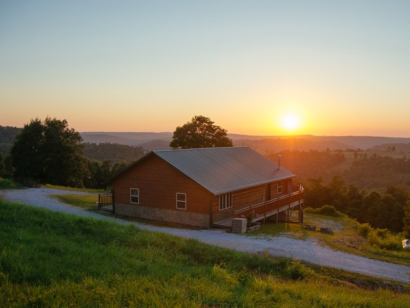 Mountain Sunset Cabin Buffalo National River Cabins And Canoeing