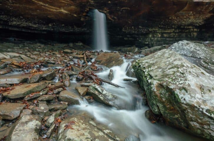Hike to Glory Hole Waterfall in the Ozark National Forest - Only In Arkansas