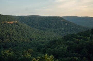 A Mountain View seen from the Sam's Throne Overlook.