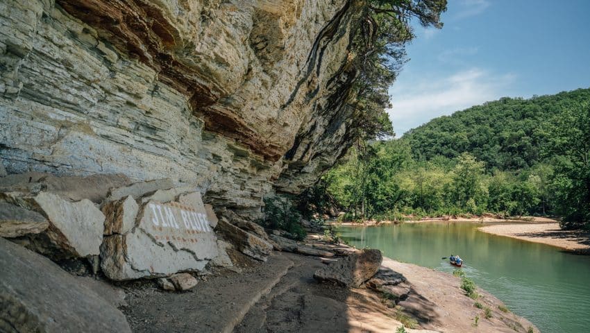 Floating by Jim Bluff on Buffalo National River