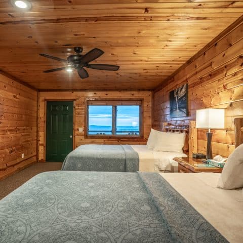 Ten large bedrooms with flat-screen smart TVs (with blu ray DVD players), quality mattresses and linens, beautiful baths and doors that open onto the deck.