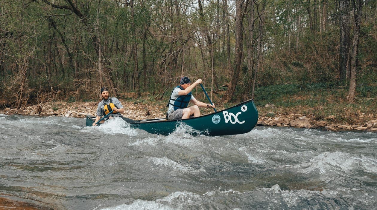 white water canoeing