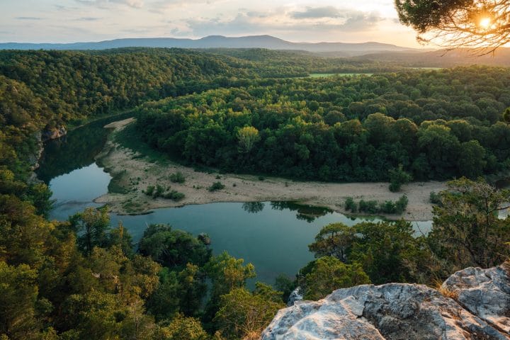 Float America's first national river in its entirety---125 miles of Arkansas's finest paddling water on the Buffalo National River.