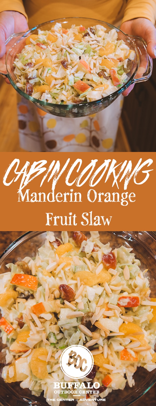 Mandarin Orange Fruit Slaw is a refreshing addition to your holiday table!