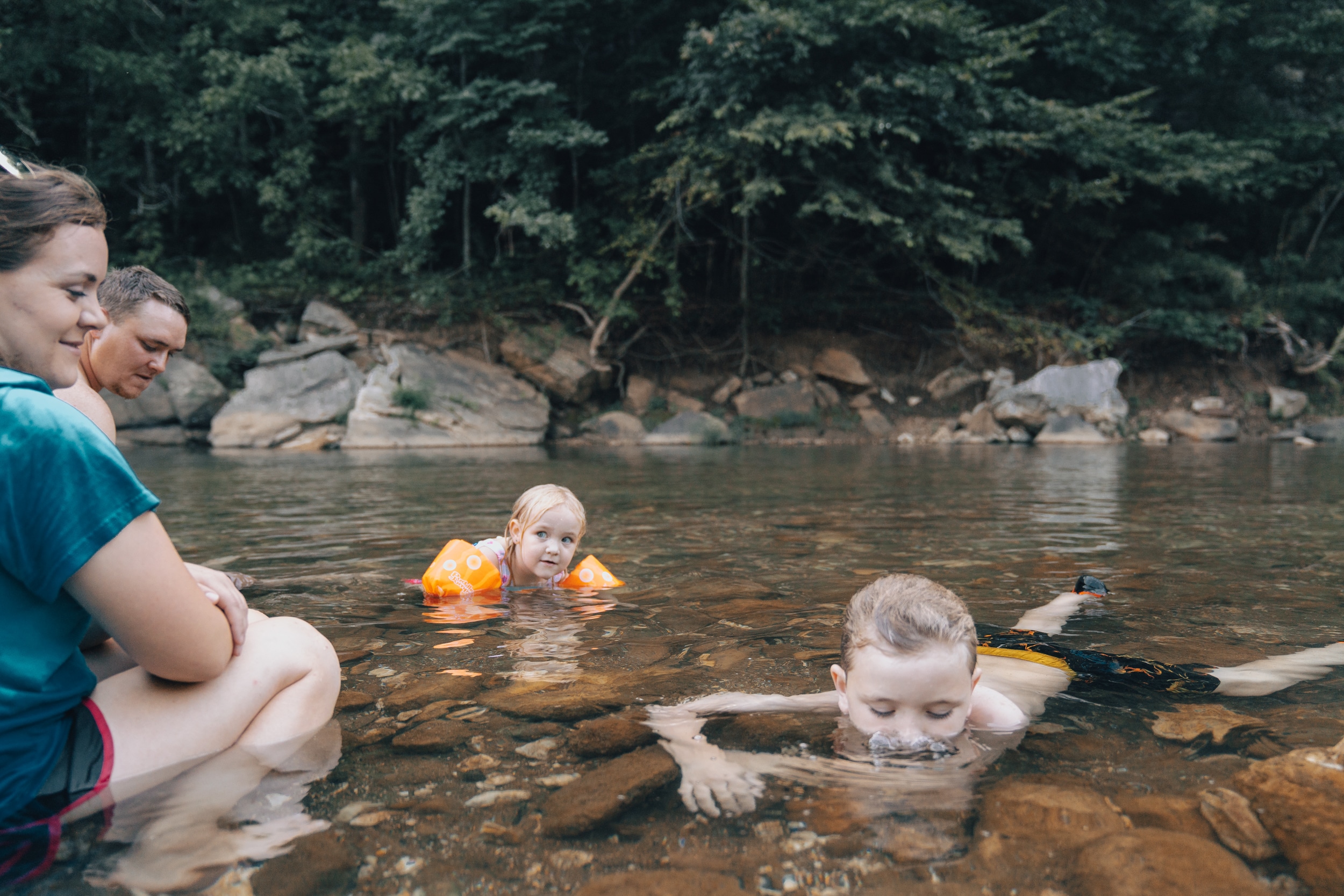 Swimming Hole at Steel Creek Campground