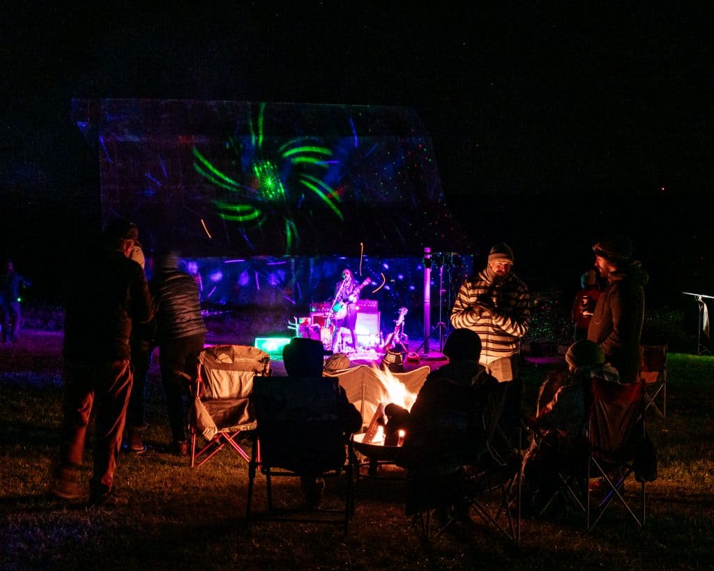 Live music at The BOC Rv Park during Vanarky in the Ozarks.