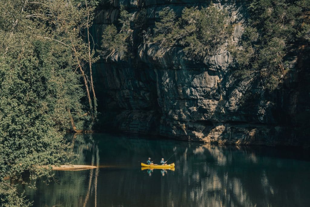 Morning fishing on Buffalo National River